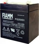 FIAMM 12V 4,5Ah zselés biztonságtechnikai, riasztórendszer akkumulátor, riasztó akku